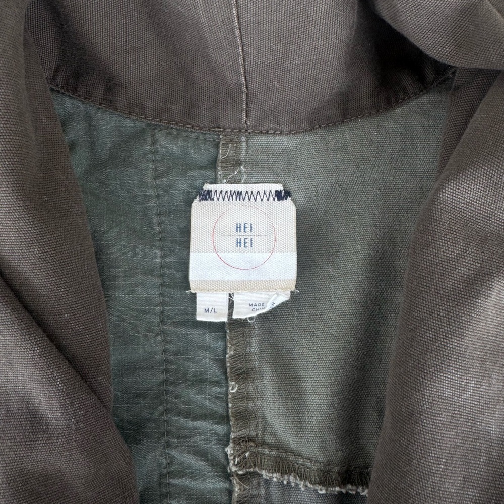 Anthropologie Hei Hei Patchwork Kimono Jacket Green M\L - Picture 4 of 10